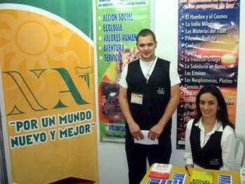 V Feria del Voluntariado en Guatemala. Organizada por el Programa de las Naciones Unidas para el Desarrollo. Participación de Nueva Acrópolis.